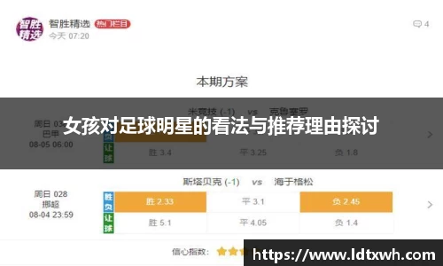 女孩对足球明星的看法与推荐理由探讨