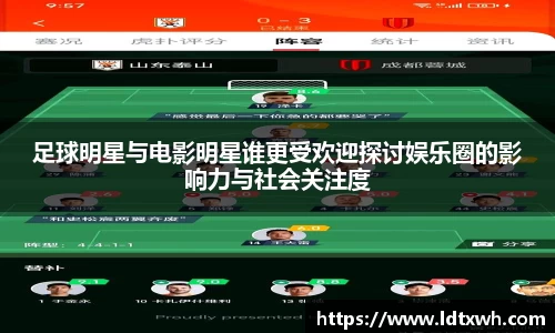 足球明星与电影明星谁更受欢迎探讨娱乐圈的影响力与社会关注度